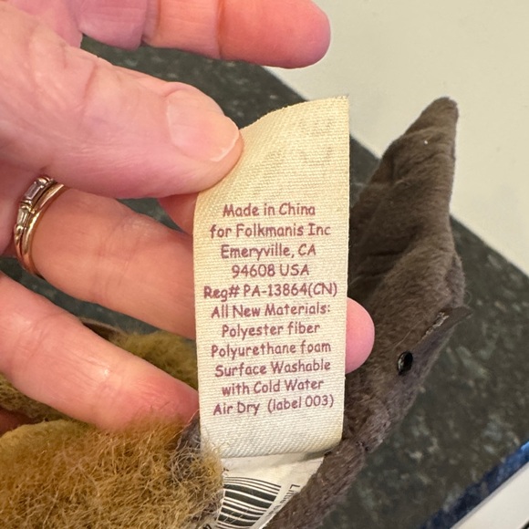 Folkmanis Little Bat Puppet Small Brown 15” Wingspan - Picture 8 of 10